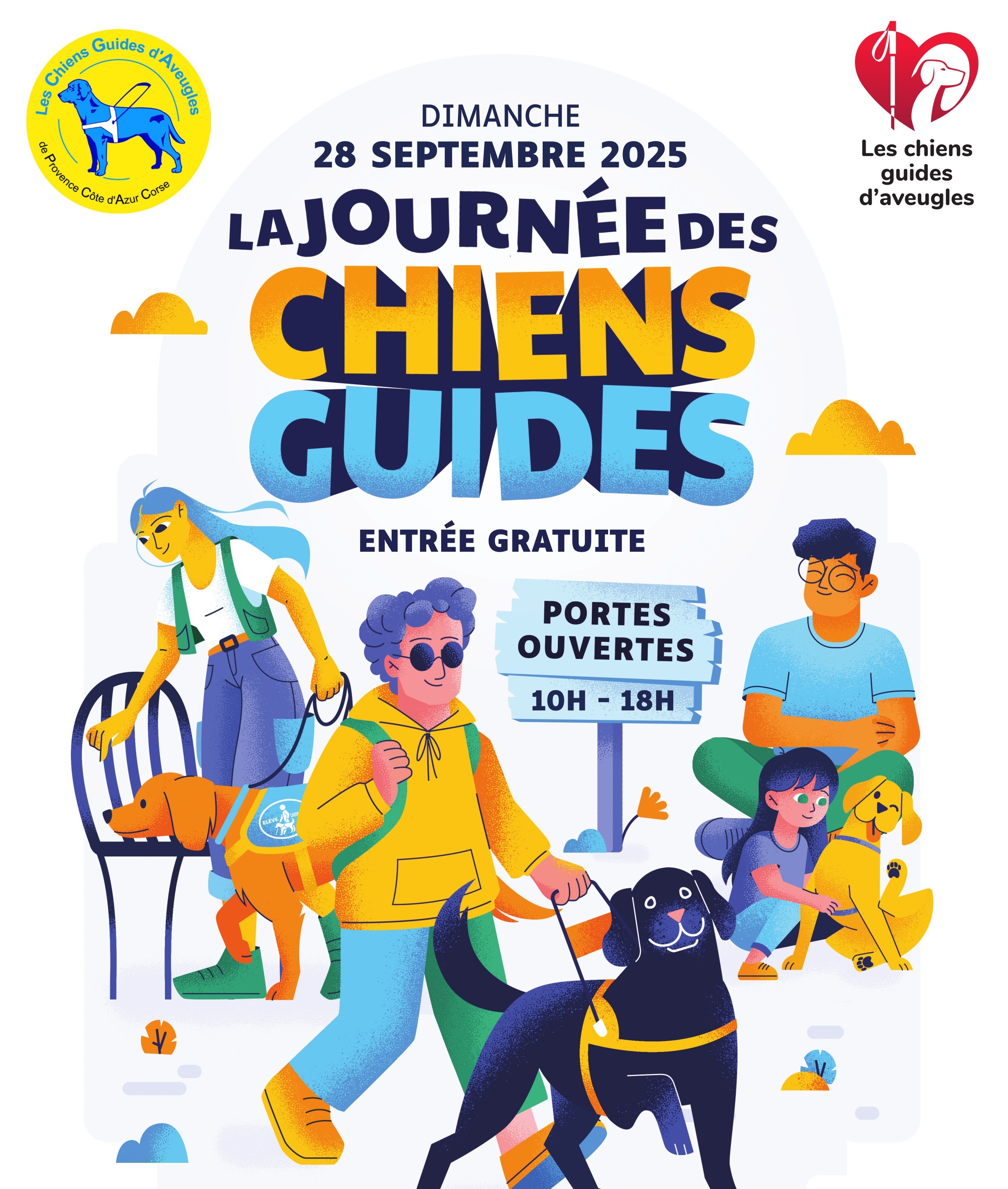 visuel de la journée des chiens guides 2025
