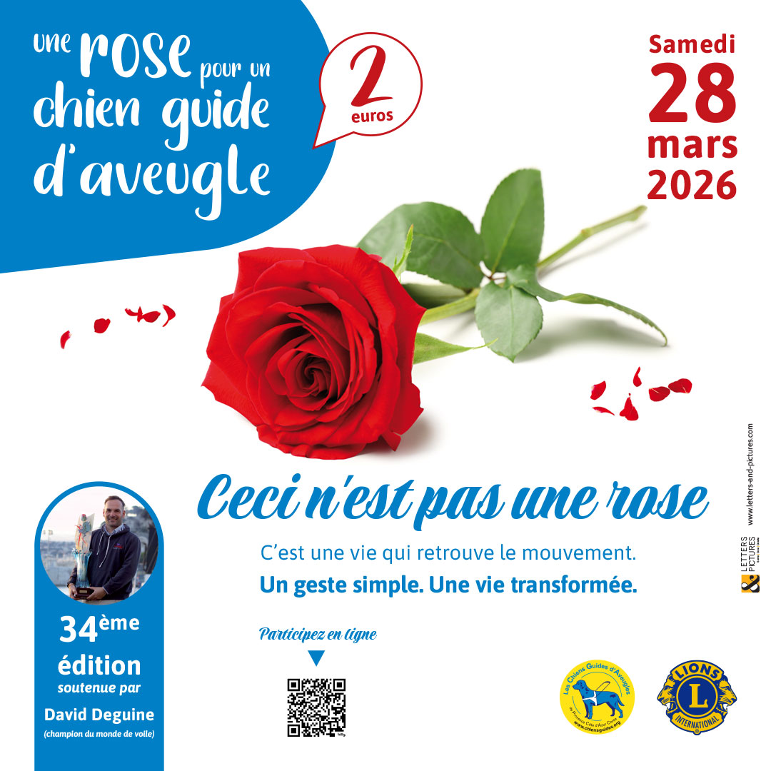 une rose pour un chien guide 2026