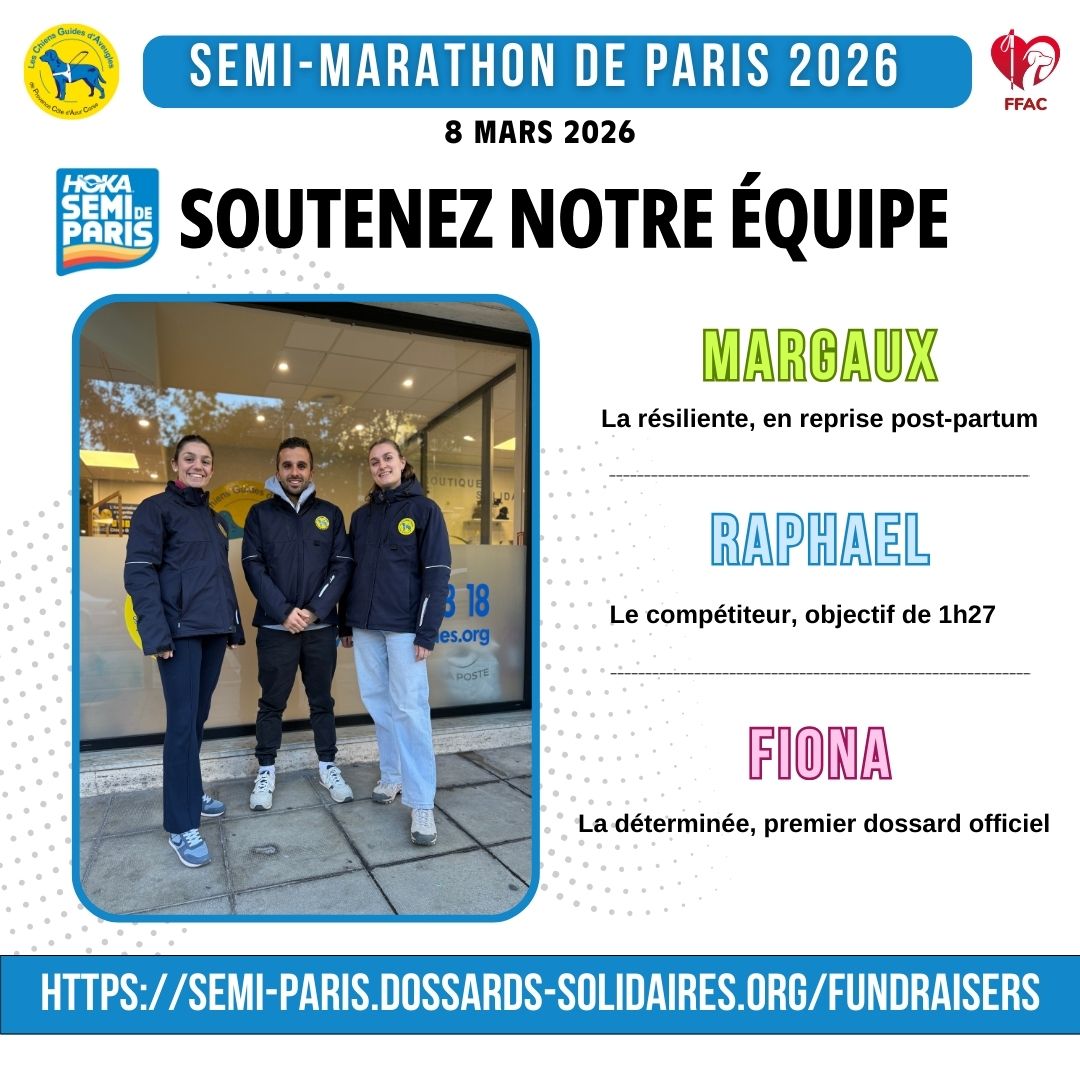 Soutenez nos coureurs solidaires au semi-marathon de Paris
